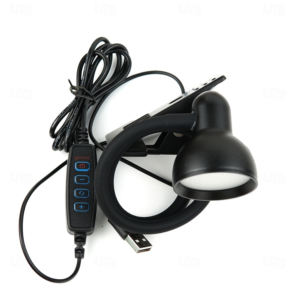 lampe à pince à LED alimentée par USB pour chambre à coucher &salon – protection des yeux, lecture &lampe d'apprentissage, conception de petit tube 1pc de 2025 ? $25.99 –P2
