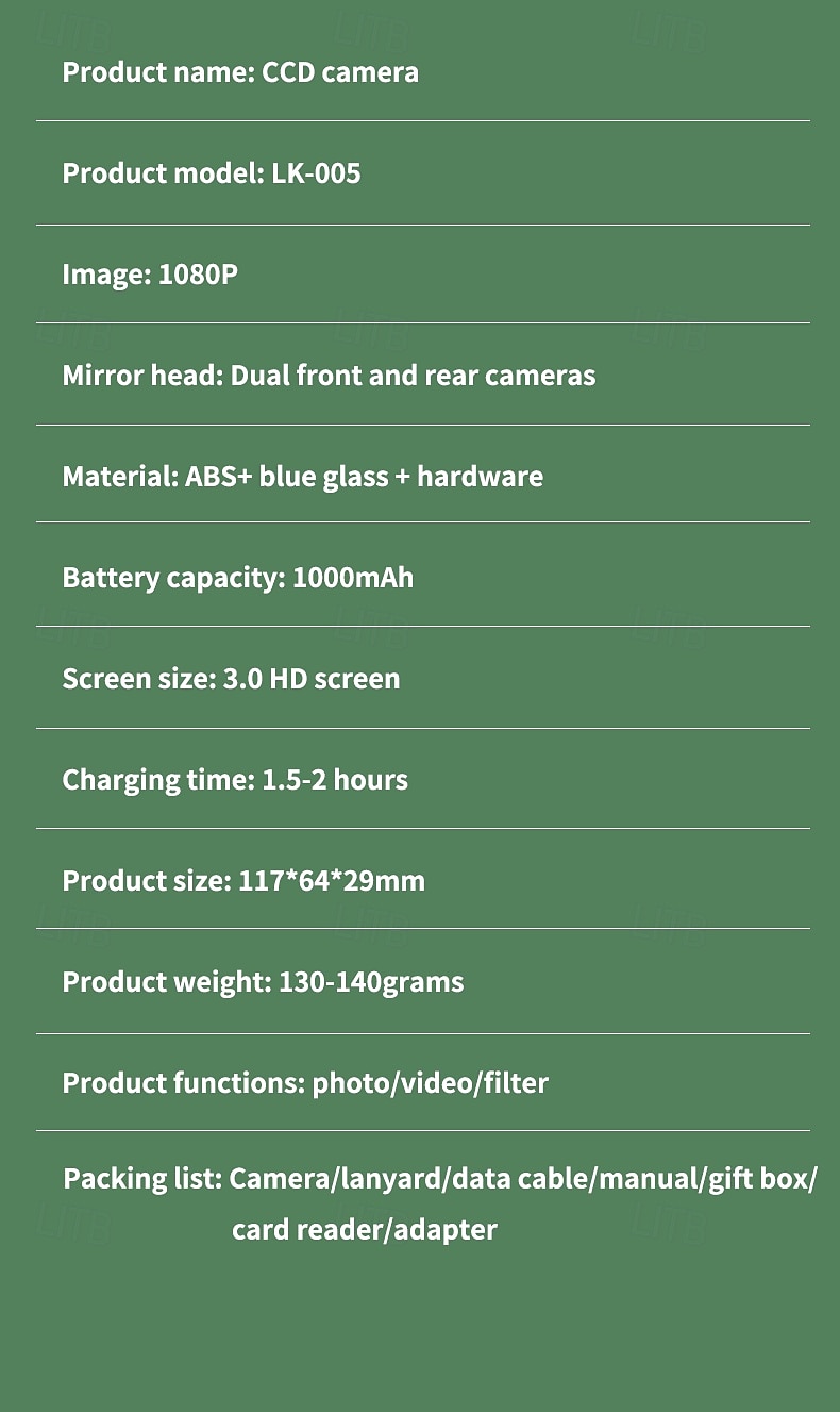 Digital Camera with Zoom Dual Cameras Auto Focus Vlogging Selfie for Travel Camera Auto Focus 2025 - $87.99 –P15