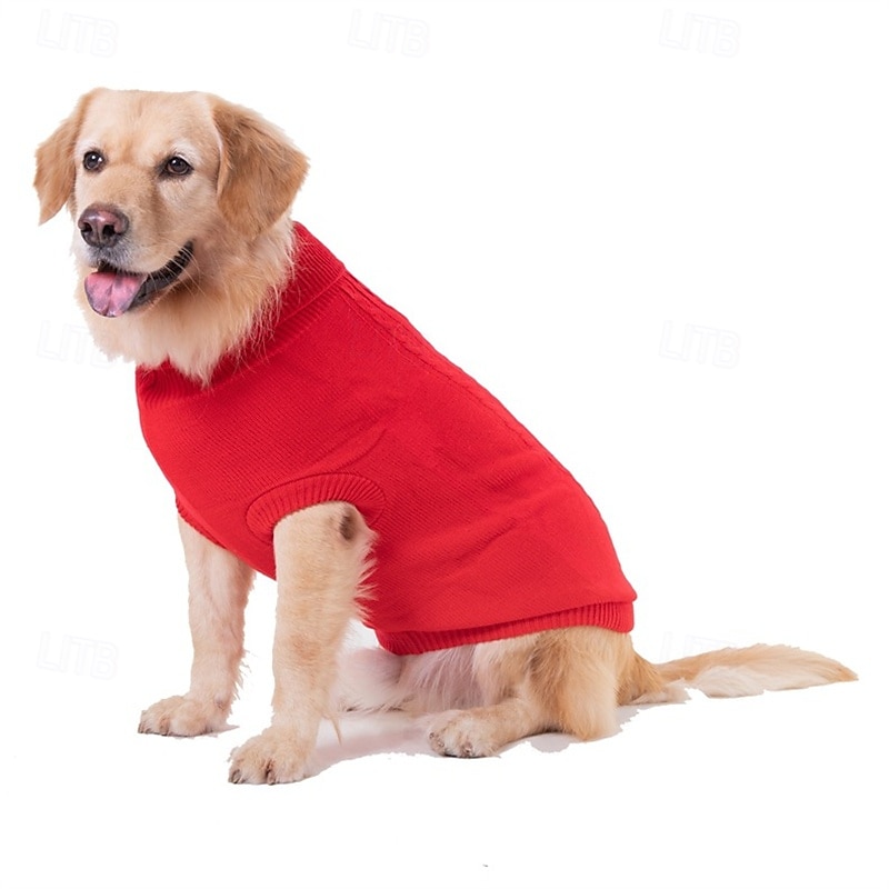 Cane Maglione Classico Inverno Caldo Di tendenza Confortevole All'aperto Abbigliamento Quotidiano Interno Abbigliamento per Cani for Piccolo Medio Grande del 2025 a $12.49 –P14