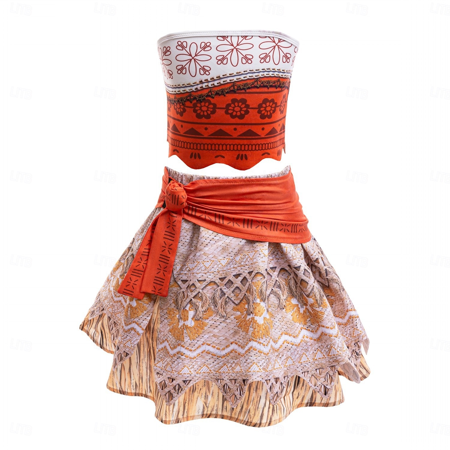 Princesa Moana Falda Parte superior del tubo Disfraces con temática de películas y televisión for Chica Niños Carnaval Día del Niño Playa Fiesta Cumpleaños 2026 - $33.99 –P2