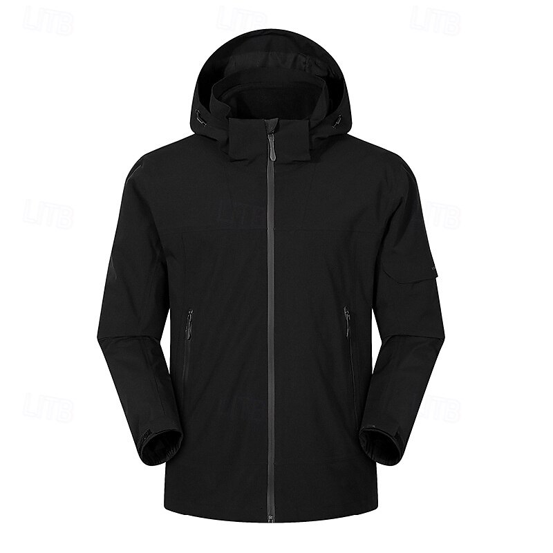 Dame Softshell jakke Turjakke Vinter utendørs Hold Varm Fleecefor Vindtett Vannavvisende 3-i-1-jakker Vinterjakke Fleecejakker Reise Svart Krystall Rosa Beige Lyseblå 2025 - $102.39 –P3