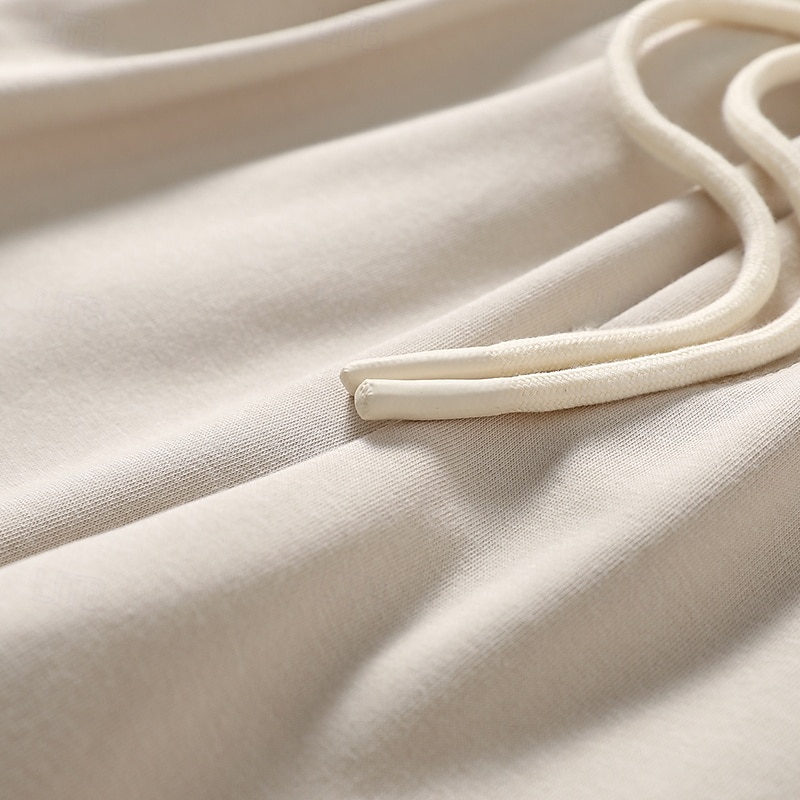 Herre Atletisk bukser Aktive bukser Aktiv Joggere Helfarge Full lengde utendørs Feriereise Hjem Sport Mote Navyblå Beige Mikroelastisk 2025 - $26.99 –P17