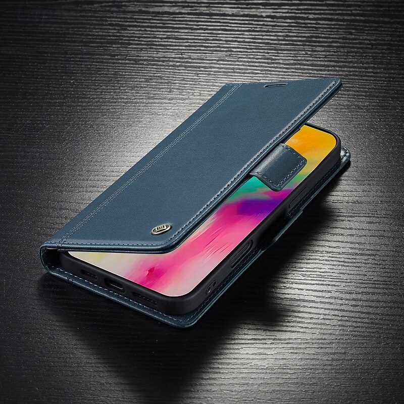 Phone Case For iPhone 16 Pro Max Plus iPhone 15 Pro Max Plus iPhone 14 13 12 11 Pro Max Plus Mini Flip Cover with Stand Holder Card Slot Shockproof Retro TPU PU Leather 2025 - $16.99 –P12