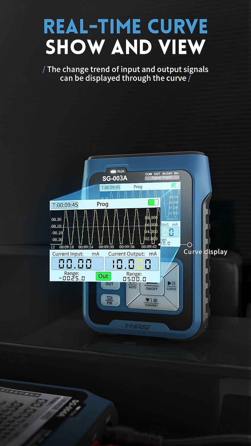 Generador de señal de corriente multifunción digital 0-10v simulador de voltaje de corriente ajustable generador de señal 4-20ma portátil 2025 - $159.99 –P7