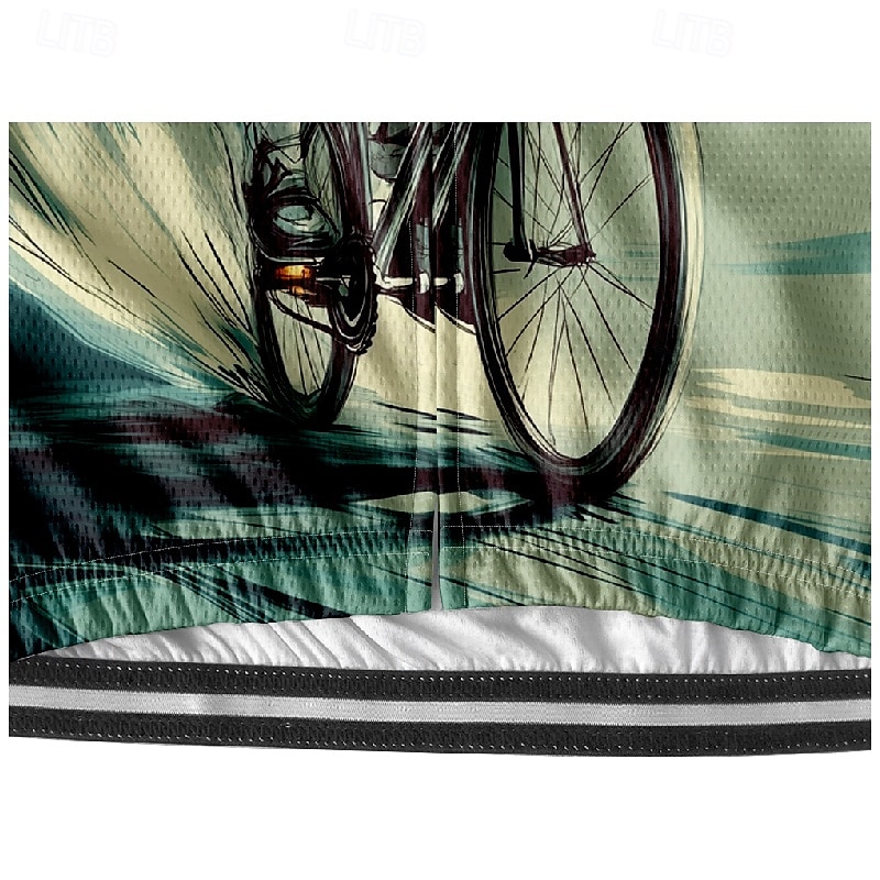 Муж. Велокофты Графика С короткими рукавами Велоспорт Футболка Футболка Джерси с 3 задними карманами Горные велосипеды Быстровысыхающий Анатомический дизайн Фитиль Дышащий Виды спорта 2026 - $30.99 –P4