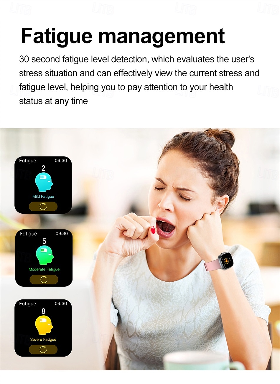 ET593 Smart Watch 1.75 inch Smartwatch Fitness Running Watch Bluetooth Pedometer Fitness Tracker Activity Tracker Compatible with Android iOS Unisex Long Standby Hands-Free Calls Waterproof IP 67 2026 - $82.99 –P4
