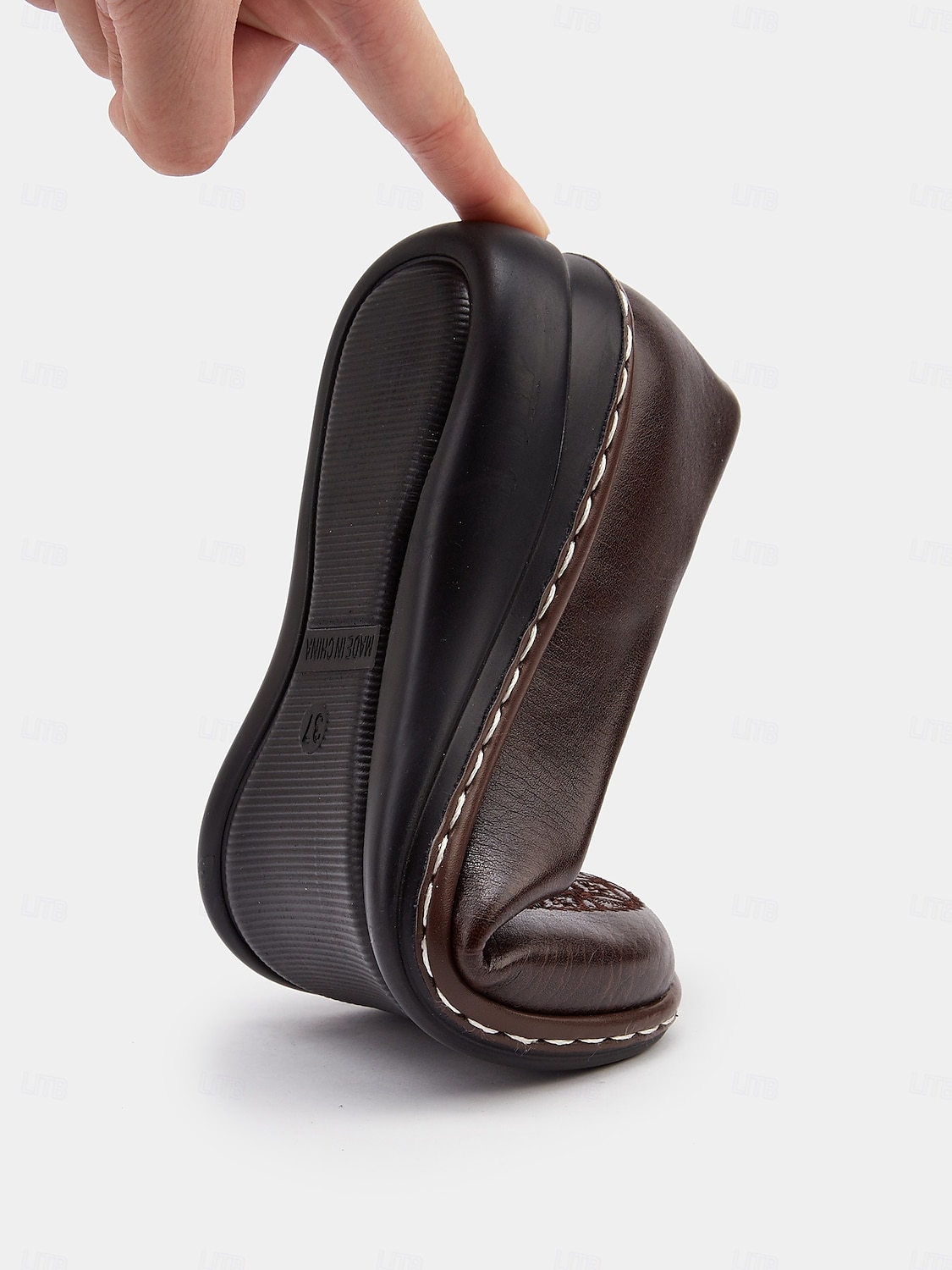 svarte broderte slip-on loafers for kvinner med polstret såle - komfortable fritidsklær for jobb og hverdagsbruk 2025 - $26.99 –P5