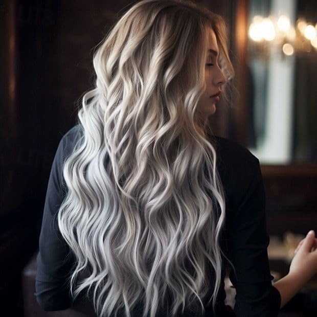 perruques de remplacement de cheveux perruque synthétique longue bouclée ondulée pour femmes noires utilisation quotidienne de fête de 2025 ? $19.99 –P9