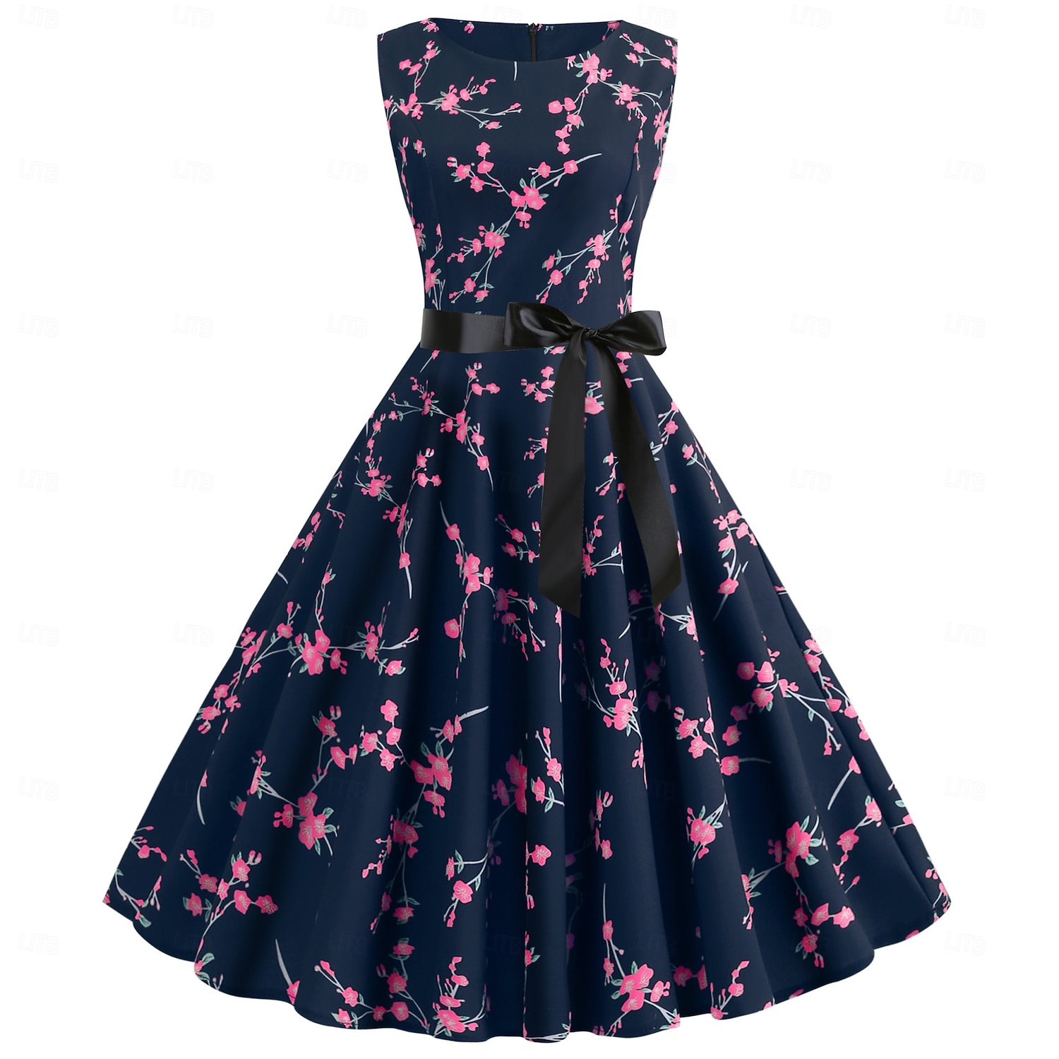 Elegáns Κλασσική 1950-es Ruhák Virágos A-vonalú Jelmez Női Valentin nap Esemény / Buli Randi Zsúr Felnőttek Ruha Tavaszi nyár 2025 - $21.99 –P1