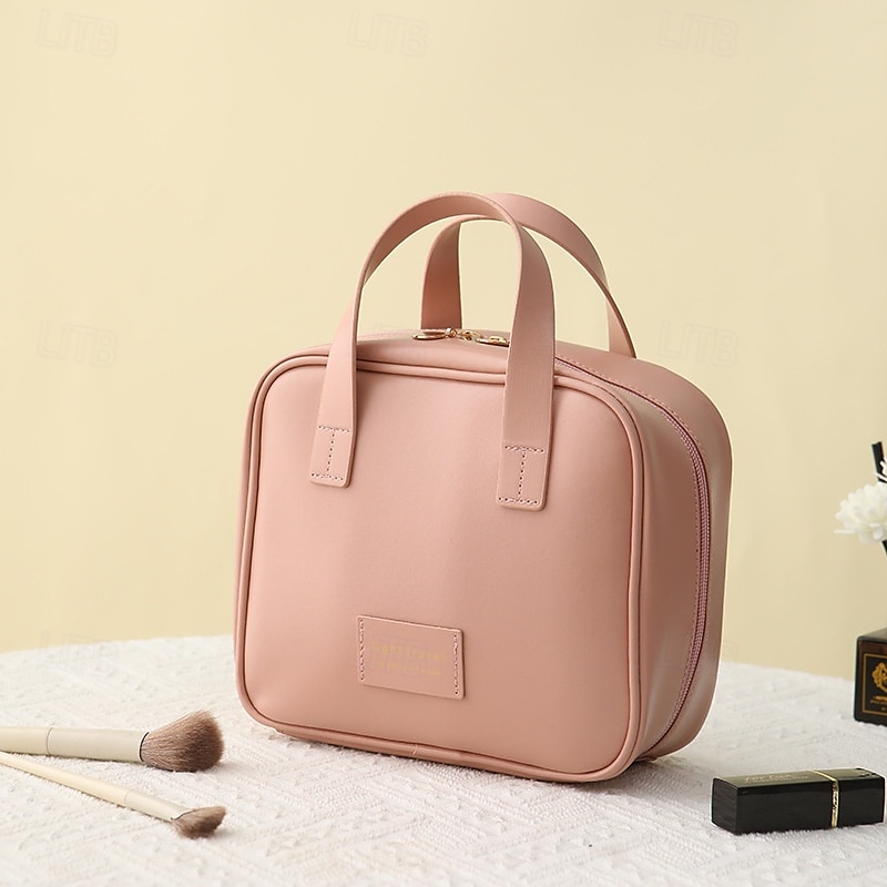 Multi-Layered Shell-Shaped Cosmetic Bag,PU Large-Capacity Portable Makeup Organizer, Stylish Travel Handheld Storage Bag 2025 - $11.49 –P12