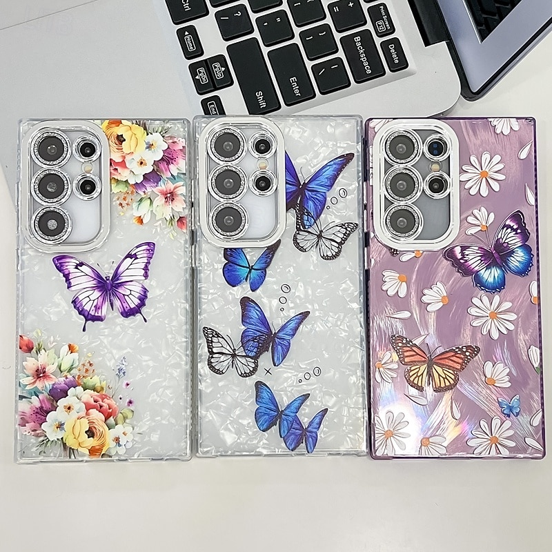 telefon Maska Pentru Samsung Galaxy S24 Ultra S24 Plus S24 S24 FE S23 Ultra A55 A35 A25 A15 5G S25 Ultra Capac Spate Anti Șoc Retro TPU PC 2025 - $13.99 –P2