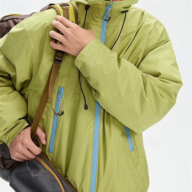 Homens Jaqueta Softshell Jaqueta de Trilha Inverno Ao ar livre Térmico / Quente A Prova de Vento Impermeável Jaquetas 3-em-1 Jaqueta de Inverno Jaqueta corta-vento Viajar Preto Cinzento Claro Verde de 2025 por $141.99 –P4