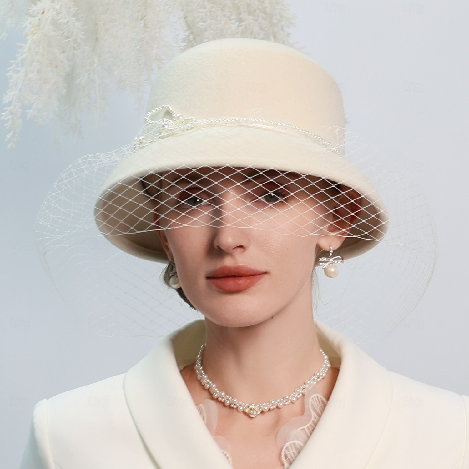 Années 1950 Rétro Vintage Chapeau Déguisement Femmes Saint-Valentin Derby Foulard Festival des courses hippiques Adulte Chapeau de 2026 ? $84.99 –P8