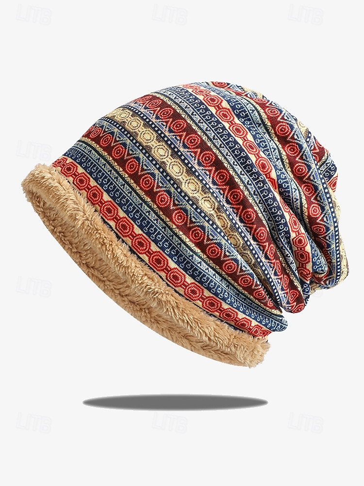 női 2 az 1-ben puha sapka és lábszárvédő pomponnal és polár béléssel - boho elegáns téli szett 2025 - $14.99 –P10