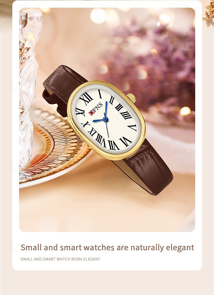 Women Quartz Watch Minimalist Luxury Fashion Business Waterproof PU Leather Stainless Steel Strap Watch 2025 - $38.99 –P6