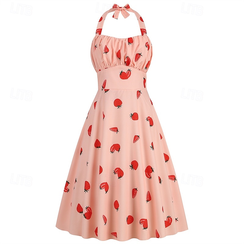 Elegáns Κλασσική 1950-es Ruhák A-vonalú Női Valentin nap Esemény / Buli Randi Zsúr Felnőttek Ruha Tavaszi nyár 2025 - $24.99 –P4