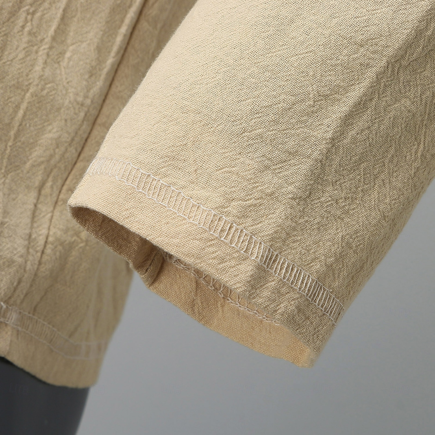 Bărbați Cămașă de in Tricouri Tricou cu maneca lunga Manșon Lung În V Primăvara & toamnă Culoare solidă Casual Cu Șiret Vacanță homewear Alb Top tricou pentru bărbați 2026 - $21.99 –P10