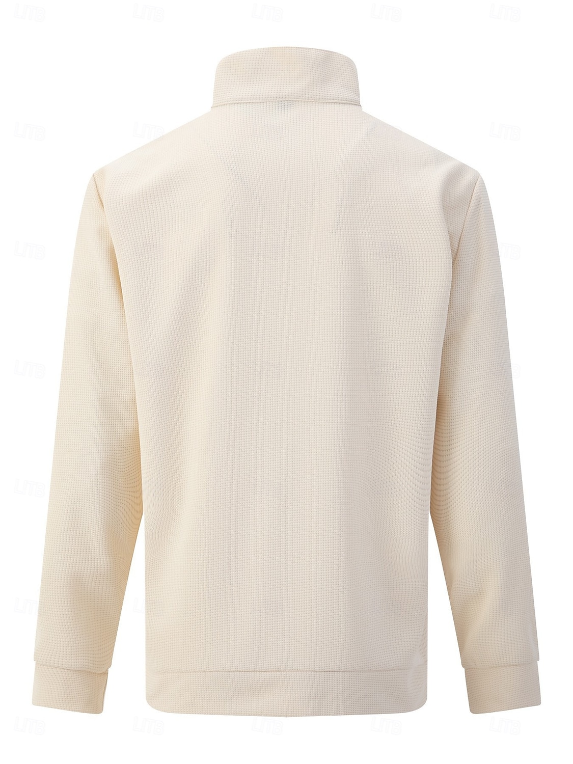 Hombre Sudadera Sudadera con estampado de gofres Sudadera con un cuarto de cremallera Negro Blanco Azul Piscina Caqui Gris Media cremallera Plano Deporte Diario Festivos Poliéster Ropa de calle Casual 2025 - $22.99 –P7