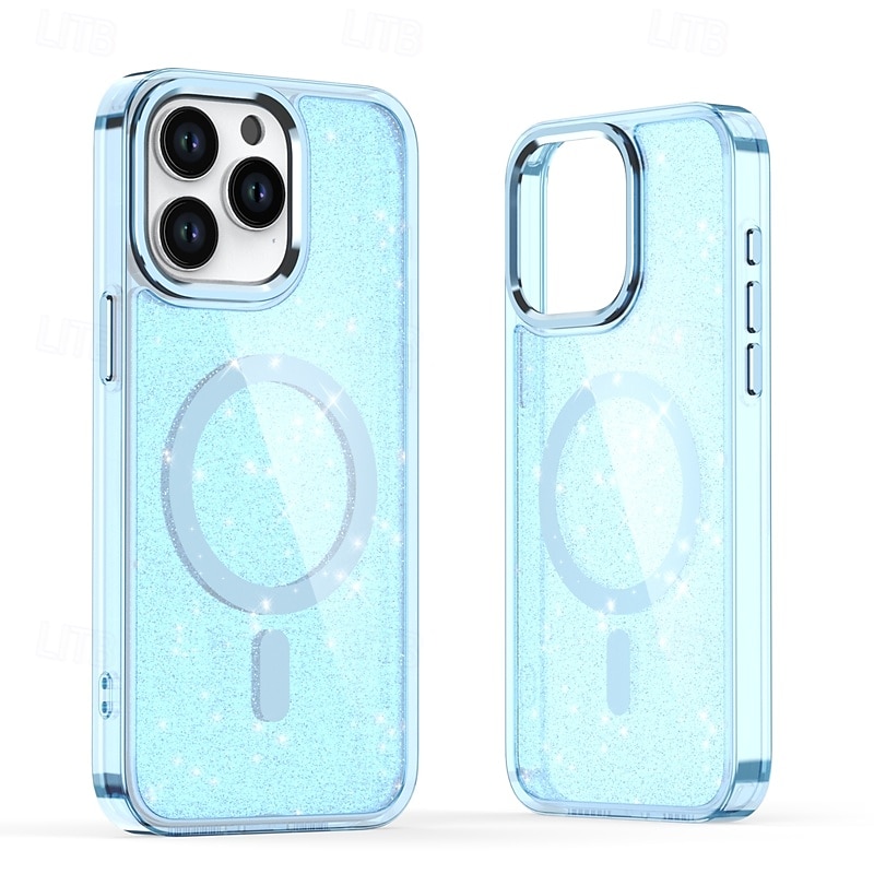 telefono Custodia Per iPhone 17 Pro Max 17 Air 16 15 14 Pro Max Plus 13 12 11 Pro Max Copertura Posteriore Magnetico Glitter scintillanti Resistente agli urti Retrò PC Silicone del 2025 a $16.99 –P4