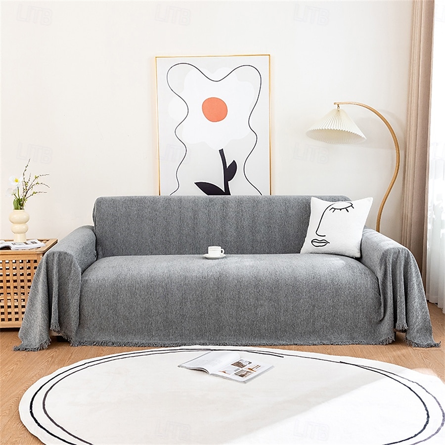 Serviette de canapé en chenille de haute qualité, tissu doux et moelleux, parfait pour protéger les canapés de la saleté et des taches, durable et confortable, idéale pour une utilisation quotidienne, de 2025 ? $46.99 –P12
