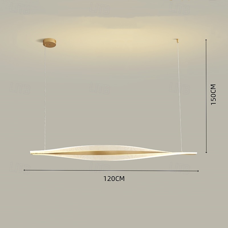 lampada a sospensione dimmerabile continua lampada a sospensione lineare lampada a sospensione 220-240v 120cm del 2025 a $349.99 –P3