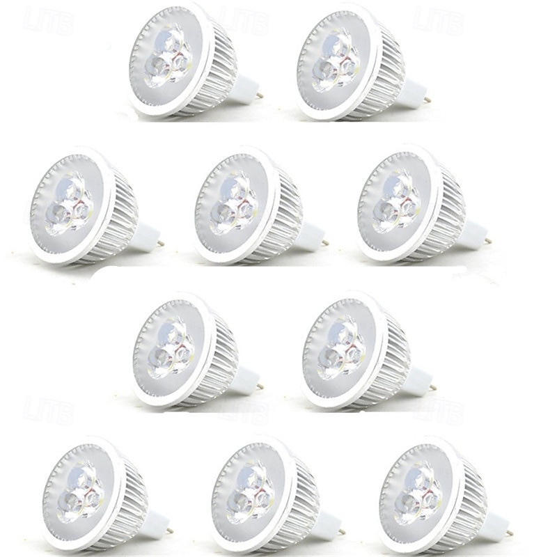 10 pz faretto led 5w mr16 4w faretto led foco lampada led 12v per casa hotel dect 3w del 2025 a $54.99 –P1