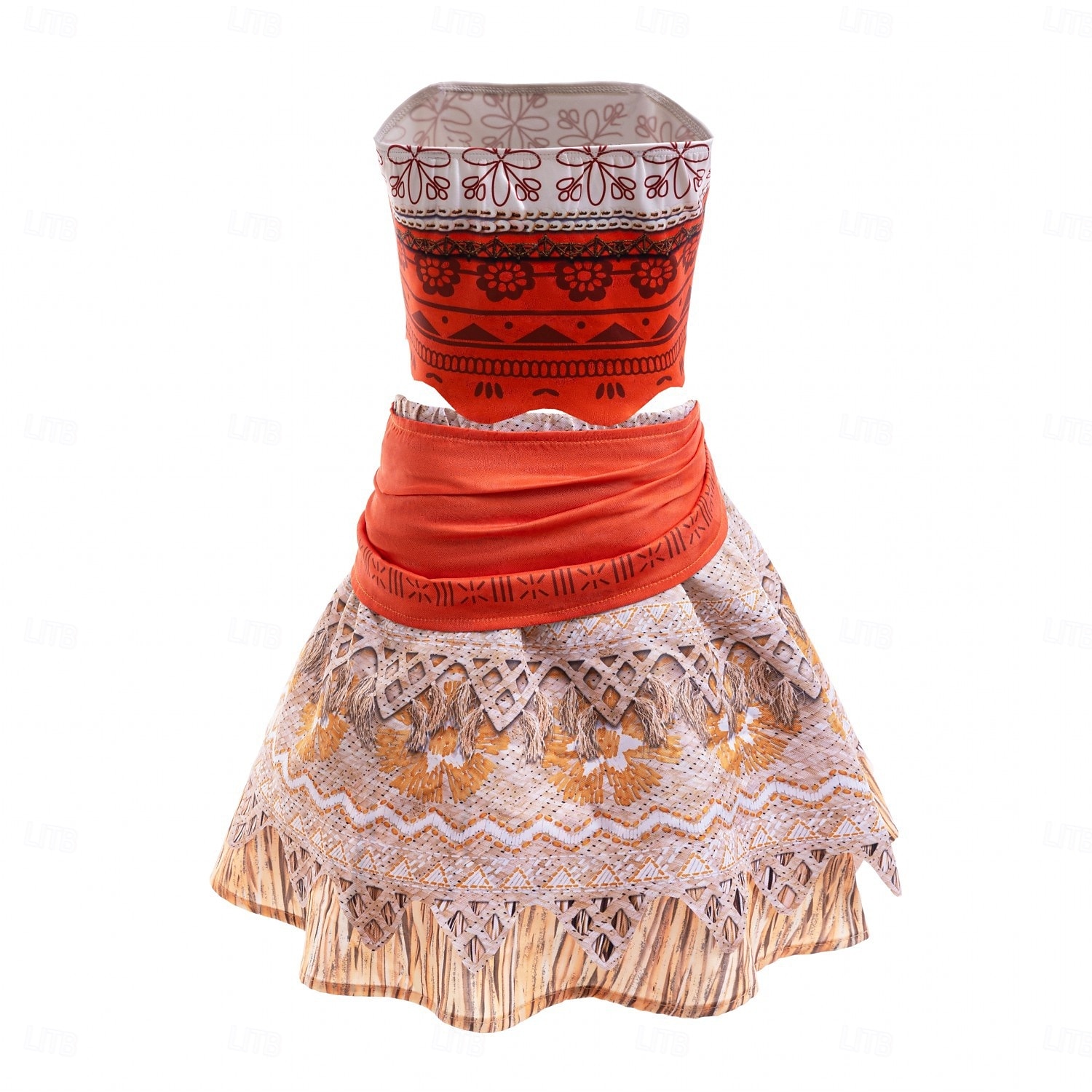 Princesa Moana Falda Parte superior del tubo Disfraces con temática de películas y televisión for Chica Niños Carnaval Día del Niño Playa Fiesta Cumpleaños 2026 - $33.99 –P4