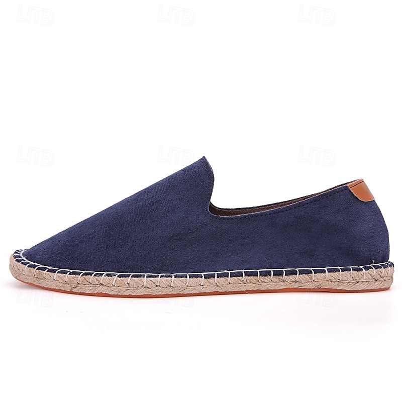 ανδρικά casual slip-on παπούτσια εσπαντρίγιας με μαλακό πάνινο επάνω μέρος και άνετη σόλα από γιούτα, τέλεια για καλοκαίρι, παραλία και καθημερινή χρήση 2025 - $34.99 –P4