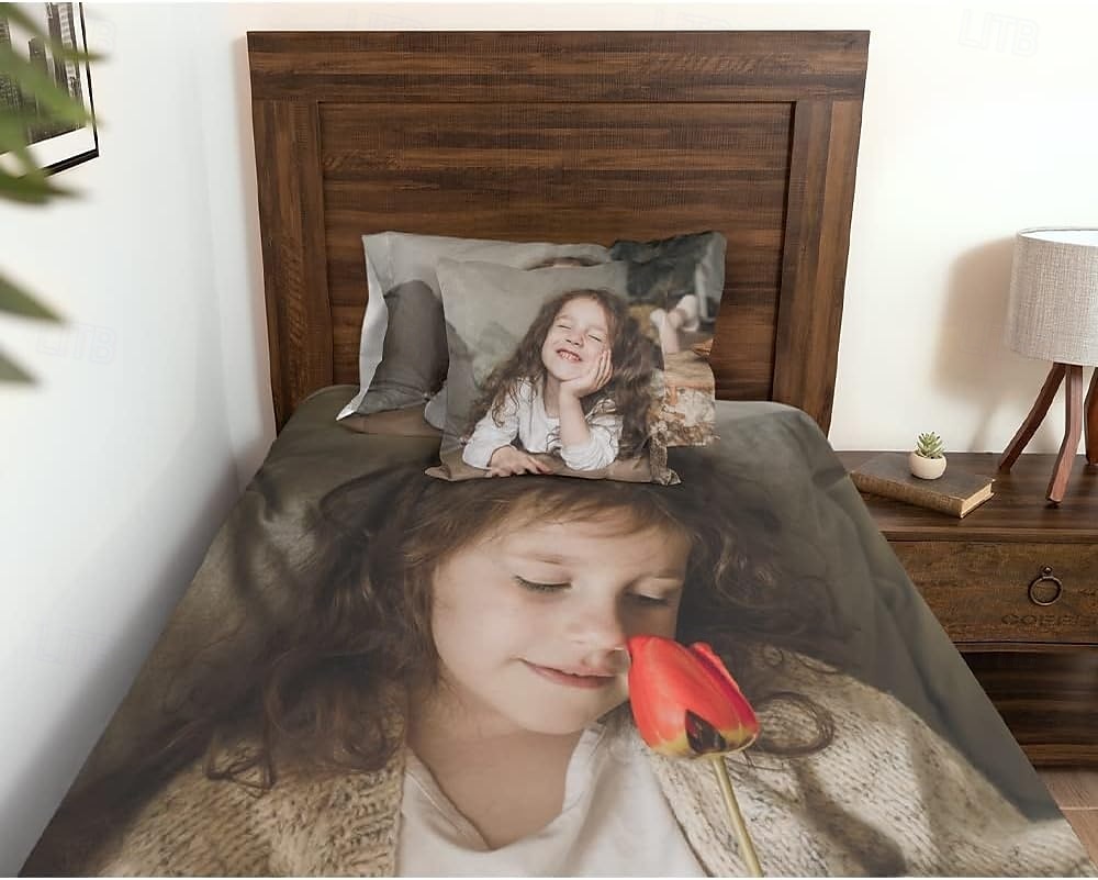 Graduation Personalized Duvet Cover Wedding Design Best Graduation Gift Custom Bedding 3pcs Sets with Photo Text Customized Gifts Comforter Set with 2 Pillowcases 2026 - $25.99 –P5