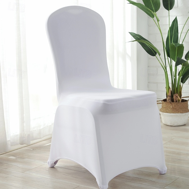 capas para cadeiras de casamento capas elásticas de ajuste universal com cobertura total, perfeitas para casamentos, banquetes e eventos, duráveis e resistentes a rugas, adicionam elegância e estilo a de 2025 por $10.99 –P6