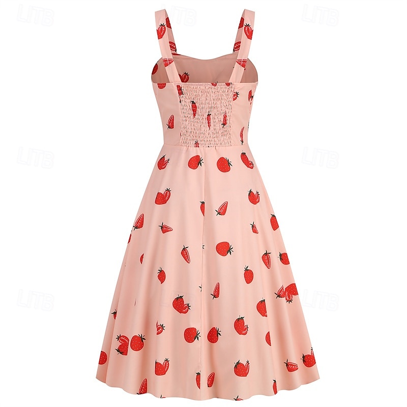 Elegáns Κλασσική 1950-es Ruhák A-vonalú Női Valentin nap Esemény / Buli Randi Zsúr Felnőttek Ruha Tavaszi nyár 2025 - $24.99 –P3