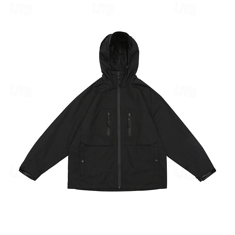 Homens Mulheres Jaqueta Softshell Jaqueta de Trilha Ao ar livre A Prova de Vento Impermeável Jaqueta leve Jaqueta corta-vento Viajar Preto Verde Tropa de 2025 por $105.99 –P12
