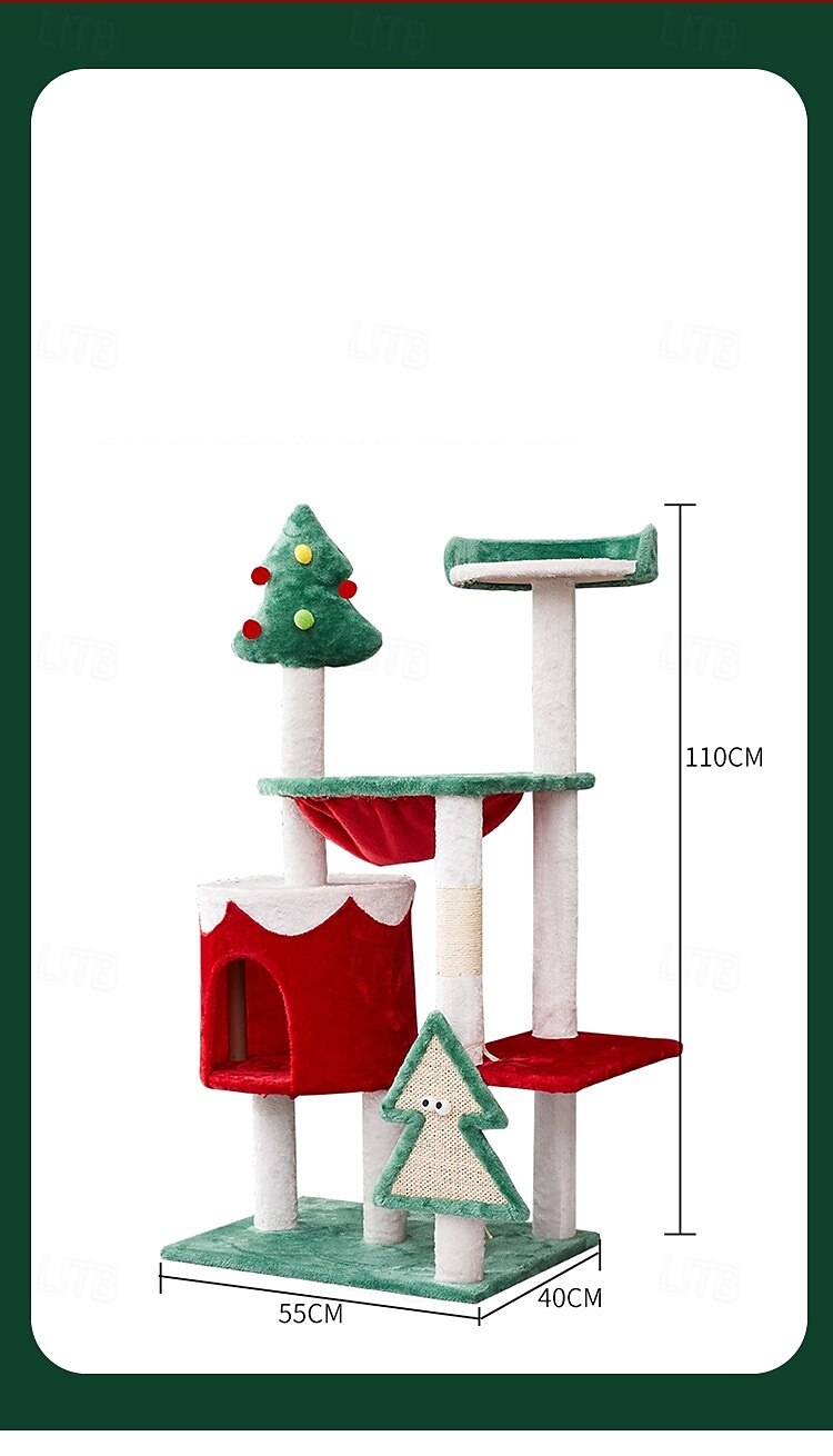 macska macska fa macska torony macska lakás patchwork egyszínű tartós, könnyen felszerelhető aranyos speciális anyag nagy macskáknak 2025 - $184.99 –P10
