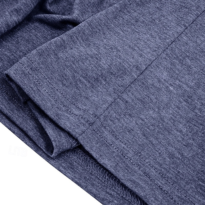 Men's T Shirt Henley Shirt Tee Top Short Sleeve Plain Fashion Designer Basic Button Up Henley Vacation Street Going out Spring & Summer Gray Henley T-Shirt 2026 - $18.99 –P4