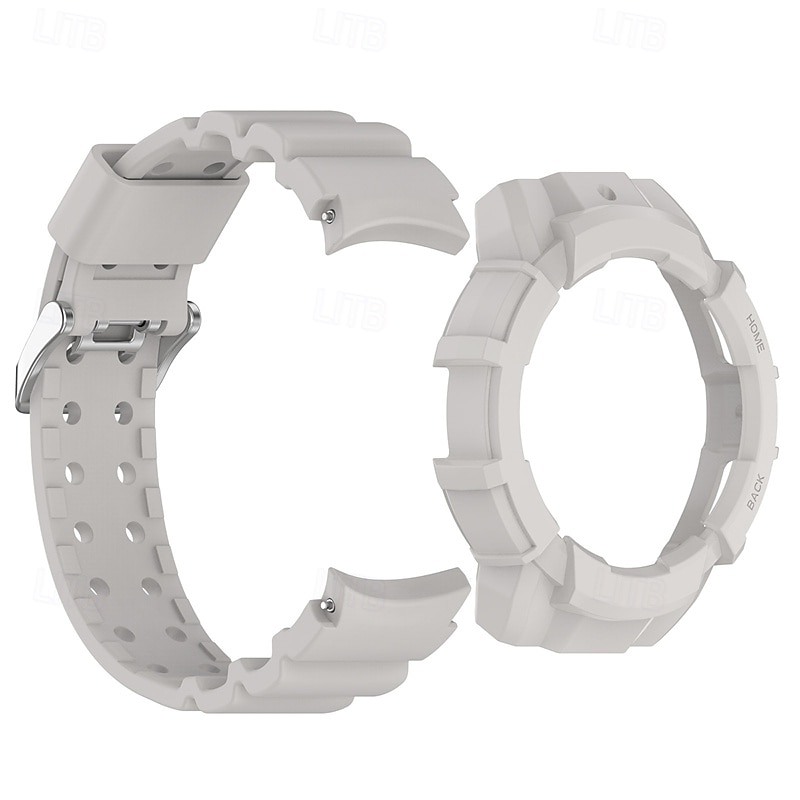 Klockarmband för Samsung Galaxy Watch 6 40/44mm Silikon Ersättning Rem Justerbar Sportband Armband 2025 - $13.99 -P14