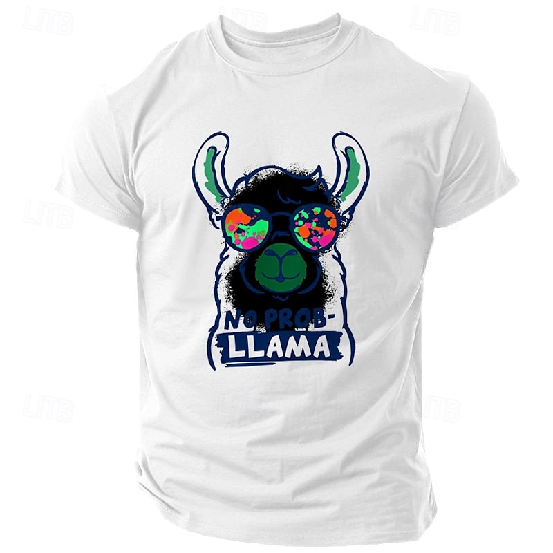 Herr Djur Rolig T-shirt Kortärmad T-shirt 3D-tryck Rund hals Skjorta Mode Dagligen Gata Dagligen Svart Vit Grön Sommar Vår Kläder S M L XL XXL XXXL 2025 - $15.99 –P4