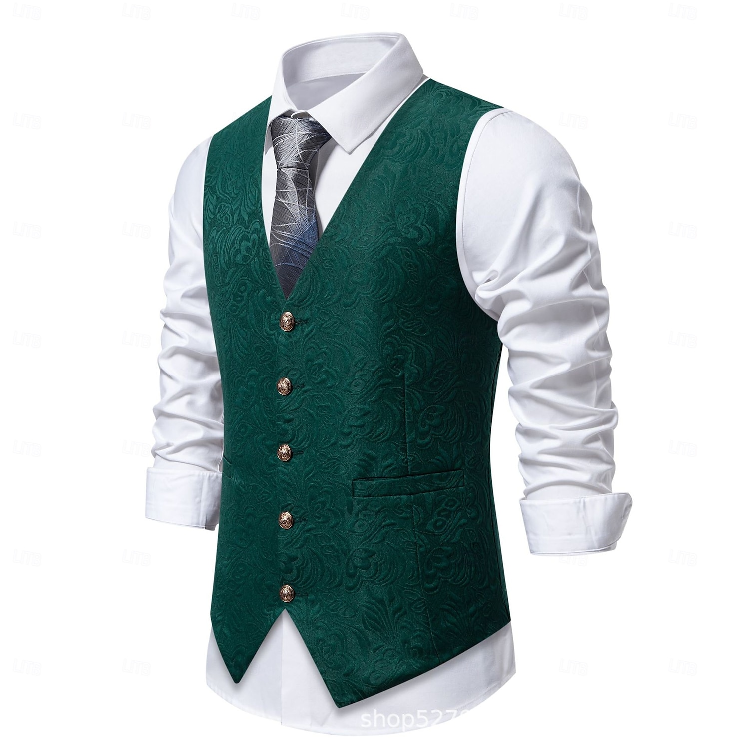 Retro Řvoucí 20s 20. léta 20. století Kamizelka Vesta Velký Gatsby Gentleman Retro Pánské Vánoce předvečer Všech svatých Karneval Výkon loučení se svobodou nevěsty Festival Dospělé Vesta Celý rok 2025 - $26.99 –P5