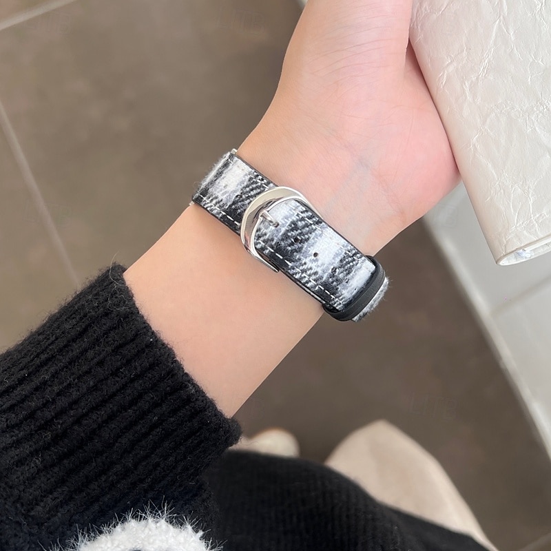 Sólová smyčka Kompatibilní s Řemínek k hodinkám Apple Watch 38 mm 40 mm 41 mm 42 mm 44 mm 45 mm 49 mm Nastavitelný PU kůže Náhradní pásek na hodinky pro iwatch Ultra 2 Series 9 8 7 SE 6 5 4 3 2 1 2025 - $20.99 –P12