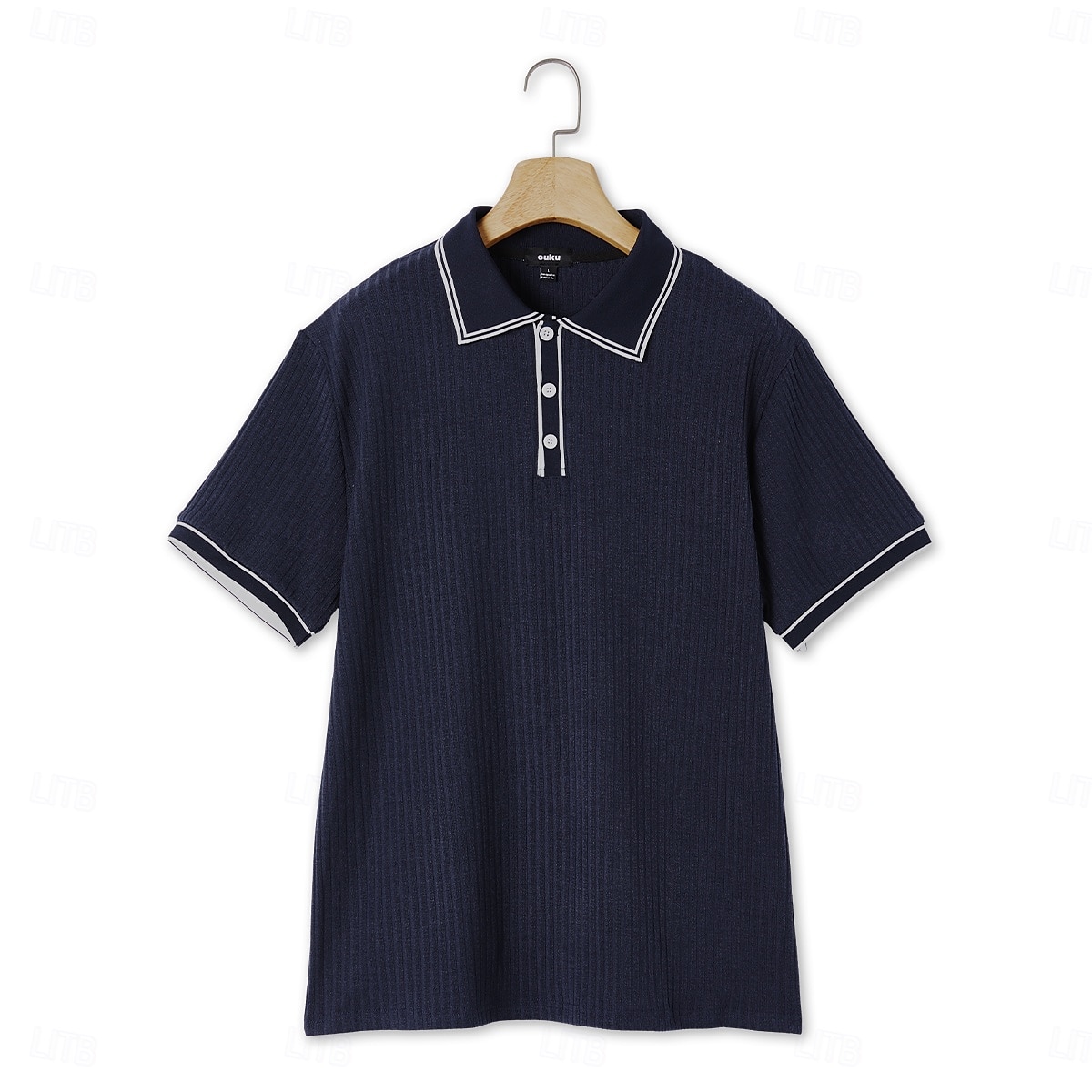 Herren Poloshirt Golfhemd Arbeit Casual Kargen Gerippter Polokragen Kurzarm Basic Modern Farbblock Patchwork Taste Frühling Sommer Regular Fit Hellblau Weiß Burgunderrot Marinenblau Grau Poloshirt 2025 - $26.99 –P1