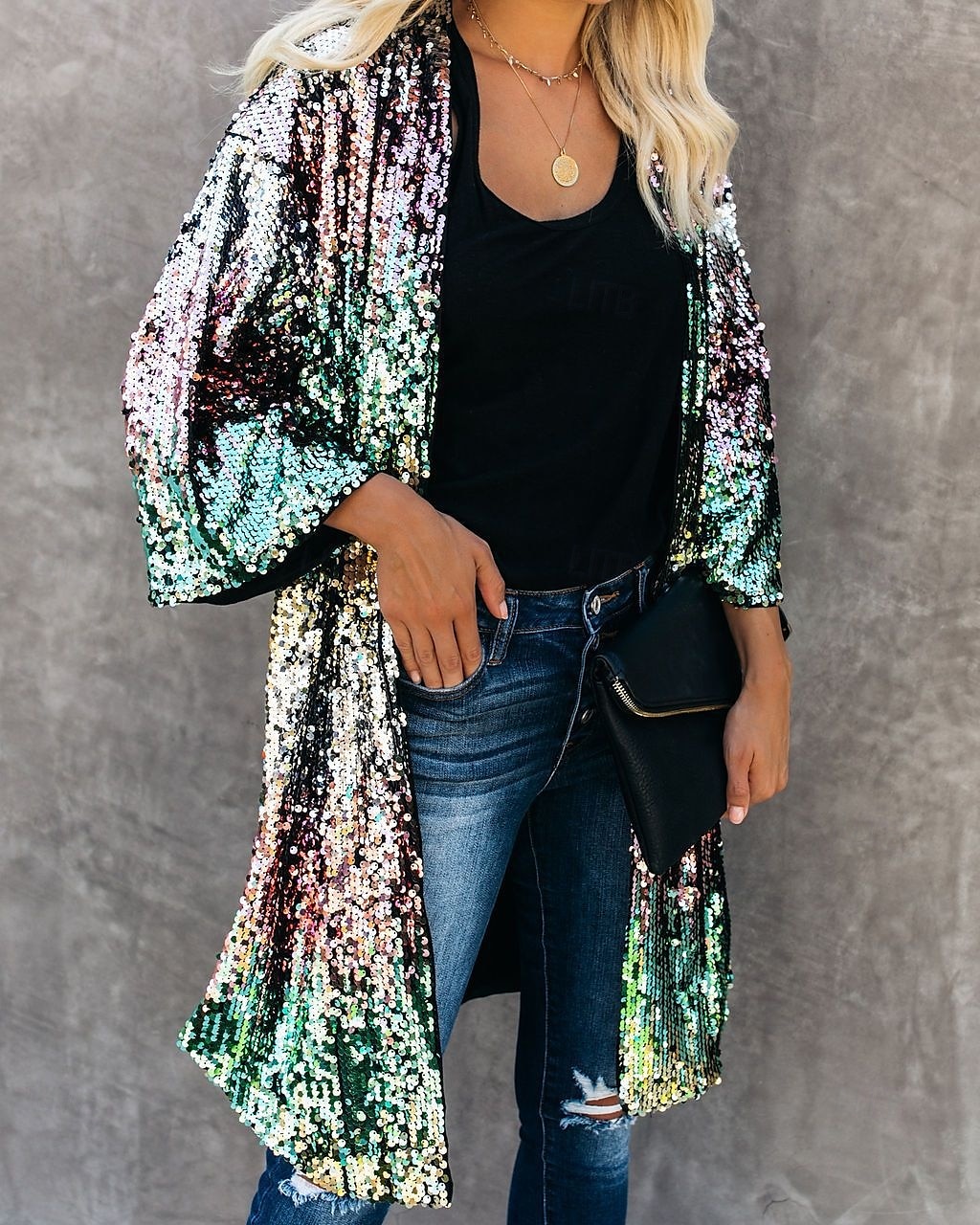 Retro Vintage 1980s Coat Sequins Women's Halloween Masquerade Performance Pride Parade Pride Month Adults' Coat 2025 - $47.99 –P2