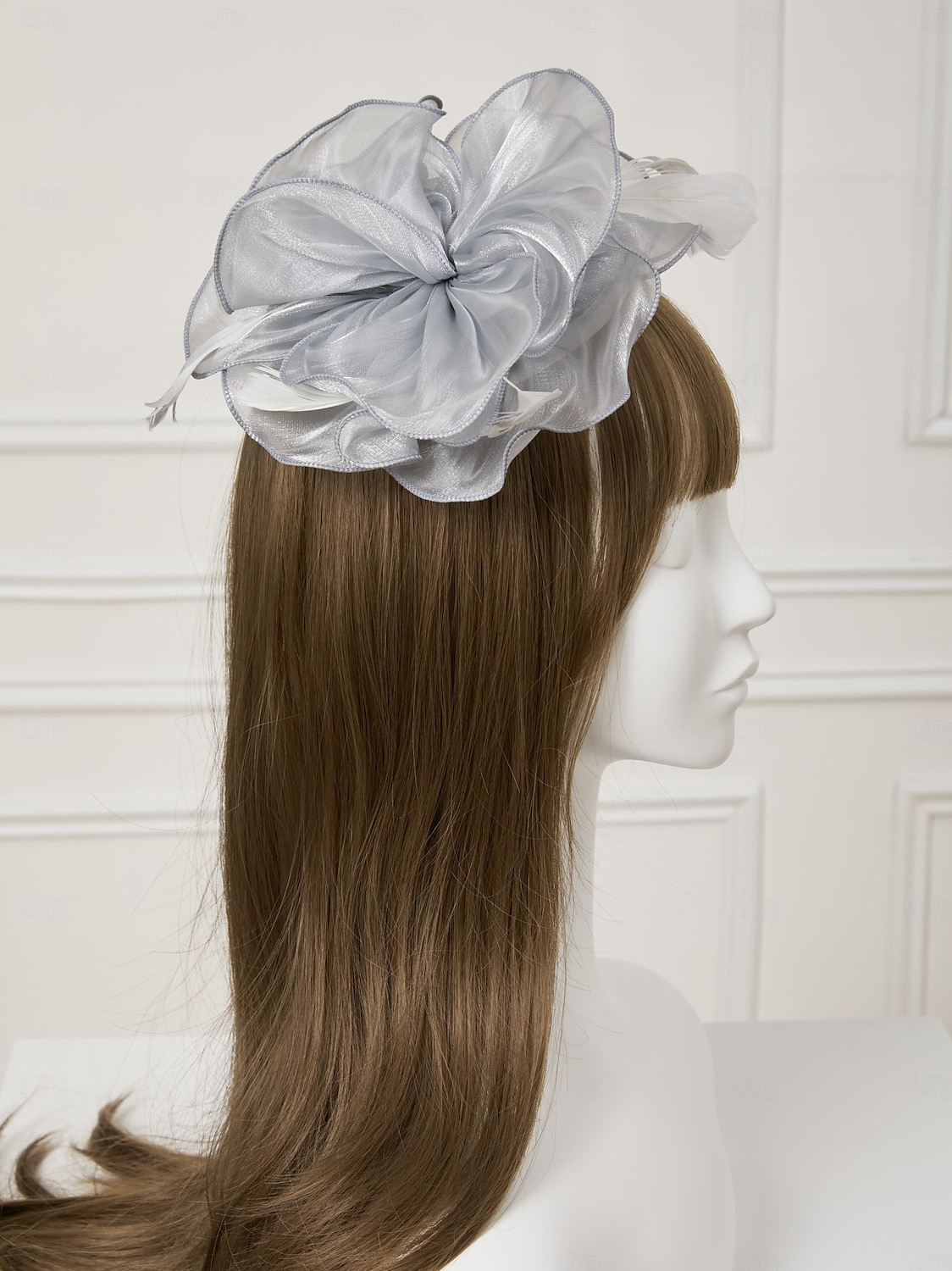 Fascinadores Tocado de Tul Fiesta de Té Carreras de Caballos Día de Damas Elegante Retro con Tocado de Flor y Pluma vestido para impresionar vestido para el día de carreras 2025 - $25.99 –P11