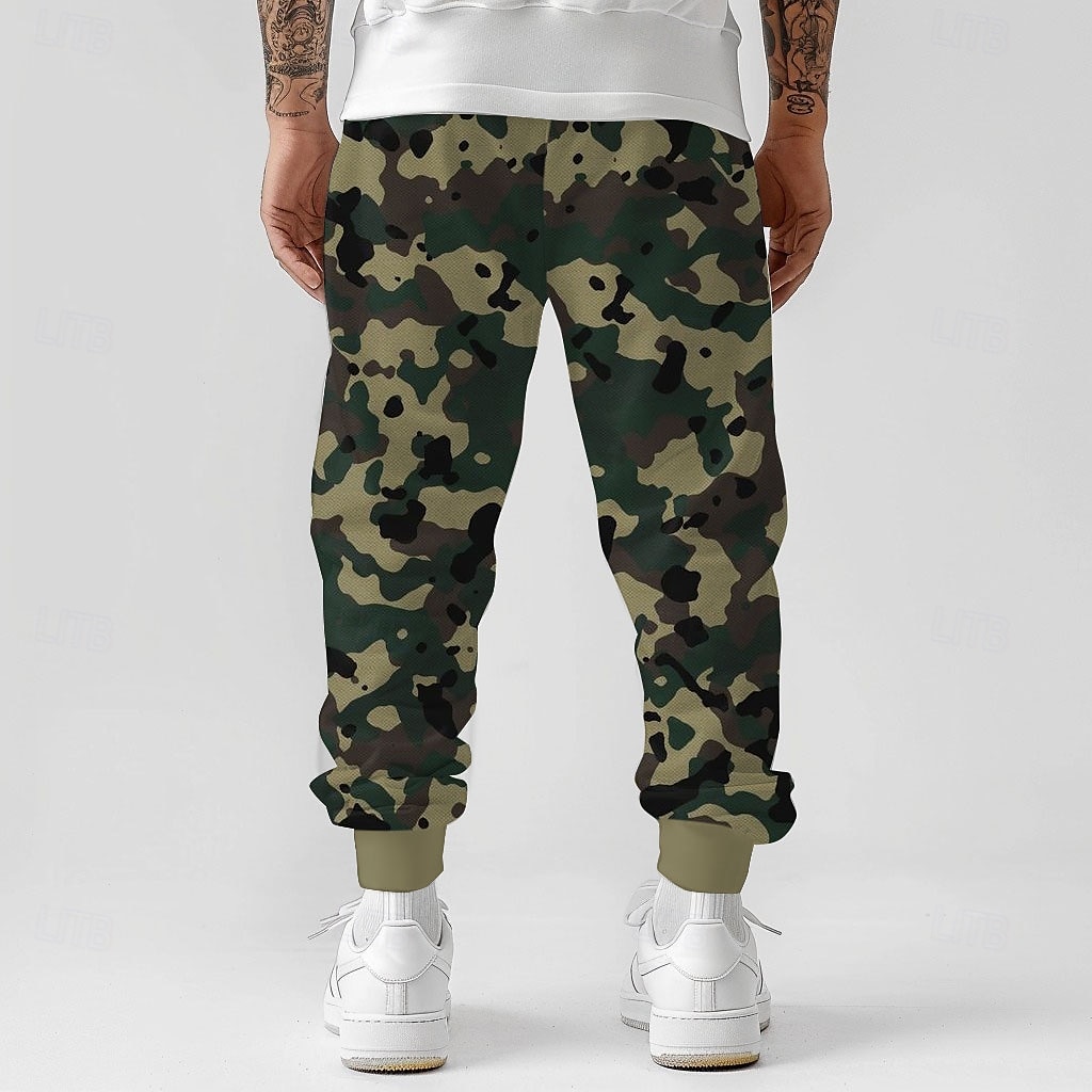 Per uomo Mimetico Pantaloni da tuta Joggers Pantaloni Misura del girovita medio Vita elastica con coulisse Attivo Vintage Casual All'aperto Streetwear Abbigliamento Quotidiano Tasca Primavera Autunno del 2026 a $24.99 –P2