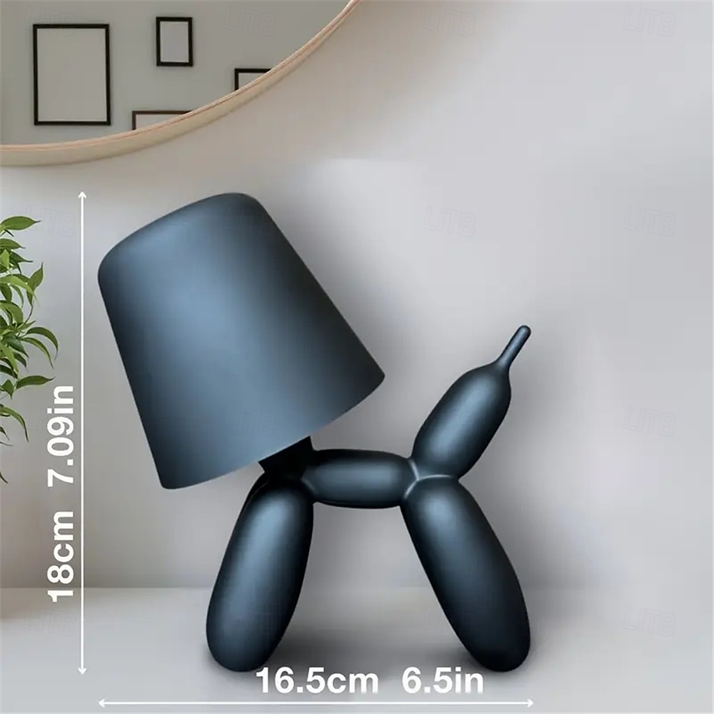 Candeeiro de mesa de cão de máquina de desenho animado - regulação por toque &combinação de cores, luz noturna LED alimentada por USB para uso em leitura interna de 2025 por $54.99 –P1