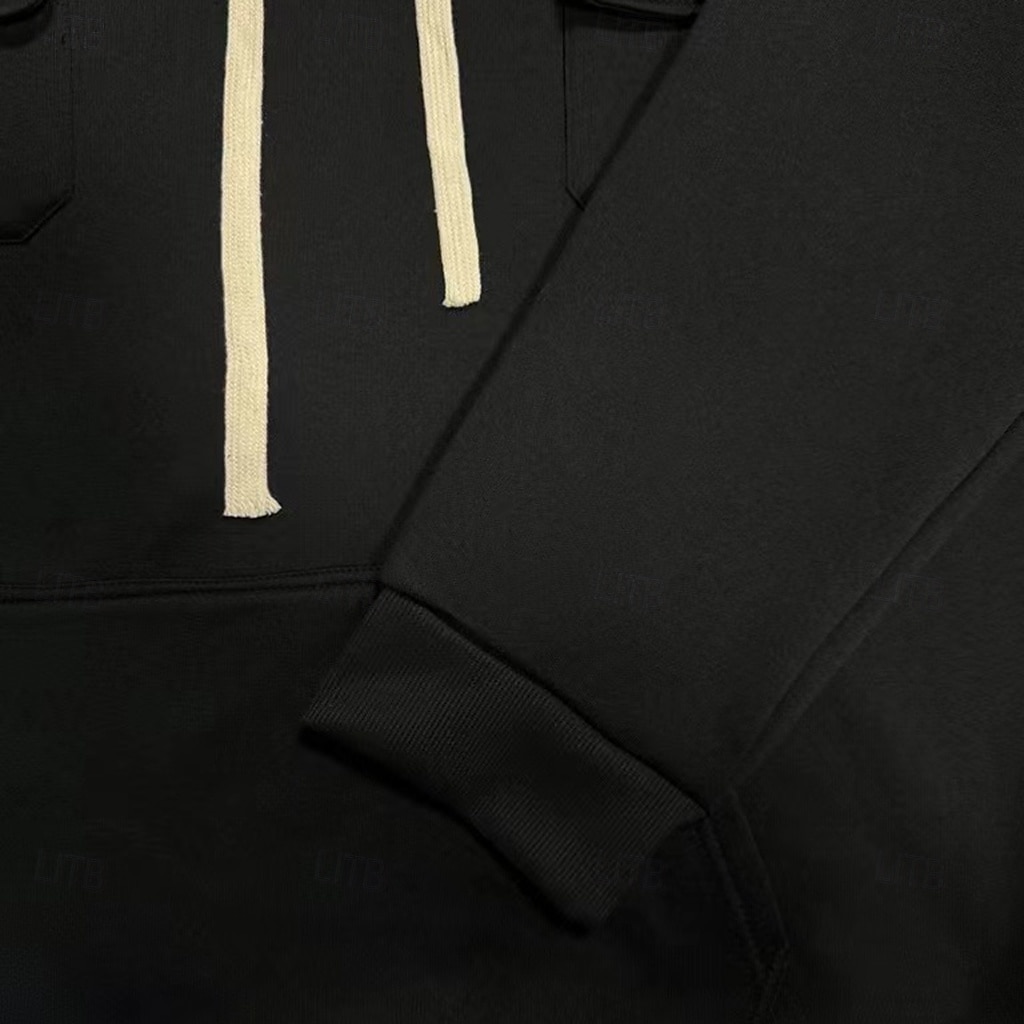 Hombre Sudadera Sudadera con capucha de lana Sudadera táctica con capucha Negro Verde Ejército Caqui Gris Ligero Gris Oscuro Con Capucha Plano Bolsillo Casual Diario Ropa de calle Básico Casual 2025 - $27.99 –P7