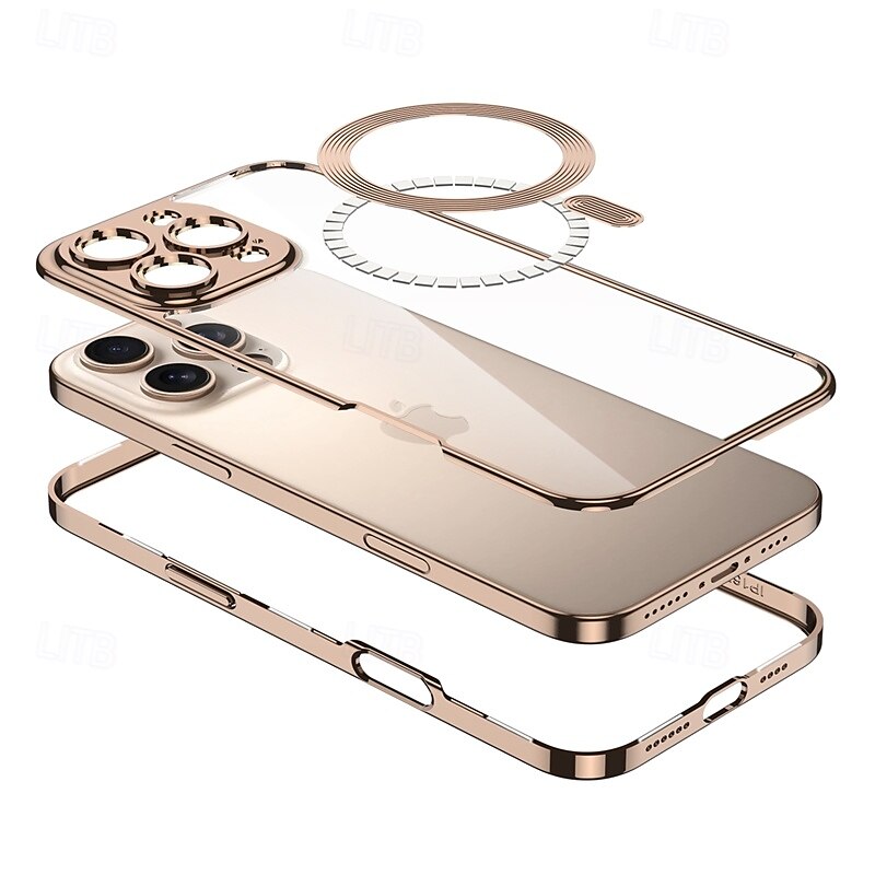 teléfono Funda Para iPhone 16 Pro Max Plus iPhone 15 Pro Max Plus iPhone 15 Pro Max Funda Trasera con Soporte Magnética Soporte de carga inalámbrica Retro ordenador personal 2025 - $23.99 –P2