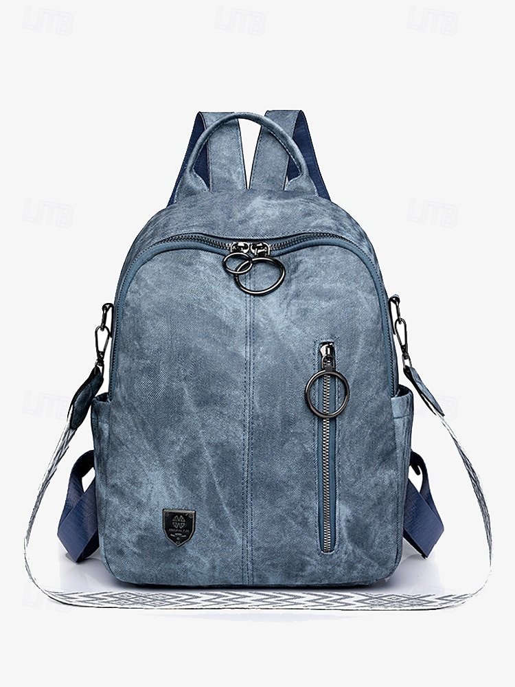 Wandelbarer Damen-Rucksack aus Kunstleder in Braun mit verstellbaren Riemen, mehreren Tragevarianten und Reißverschlusstaschen – ideal für Reisen, Arbeit und den täglichen Gebrauch 2025 - $42.99 –P5