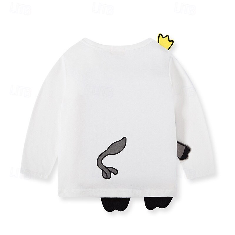 Multipack 2st Pojkar Rund hals Långärmad Grön+Grå T-shirt T-tröja Mönster Grafisk Semester Dagliga kläder 100 % bomull Vår & sommar 2025 - $18.49 –P3
