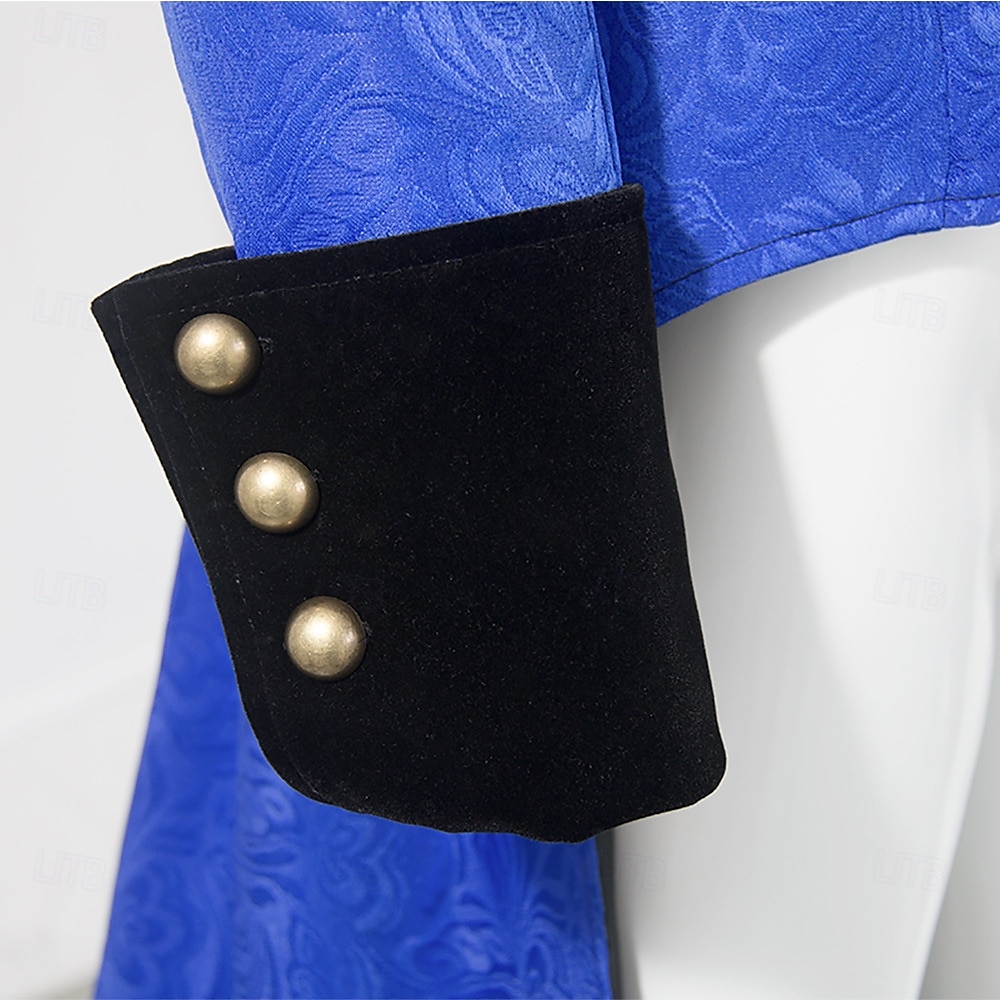 Punk y gótico Renacimiento siglo 17 Abrigo Chaqueta Gabardina Caballero Noble Hombre Víspera de Todos los Santos Carnaval Mascarada Evento / Fiesta Mascarada Feria del Renacimiento Adulto Chaqueta 2025 - $49.99 –P20