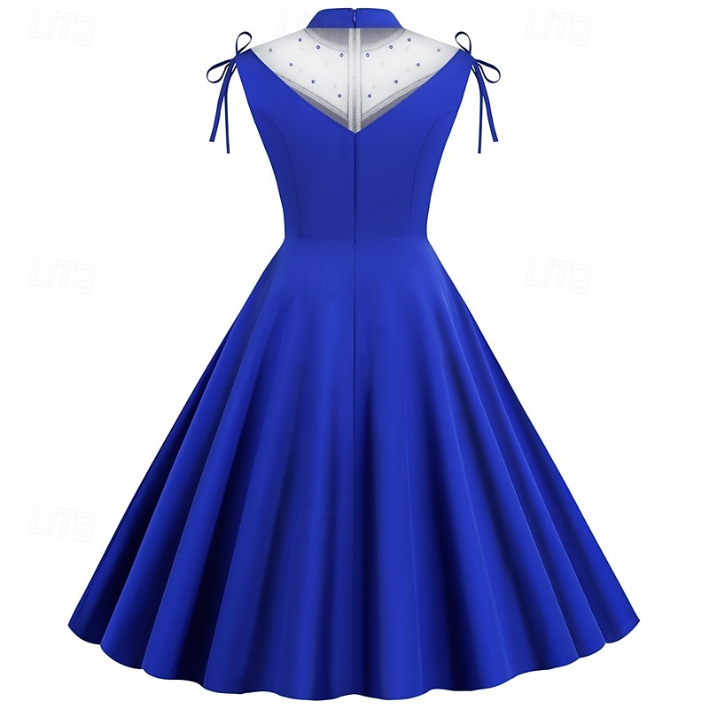 Elegant klasické 1950 Rochii Linia -A Pentru femei ziua îndragostiților Evenimente / Petrecere Dată Petrecere ceai Adulți Rochie Primavara vara 2025 - $21.99 –P5