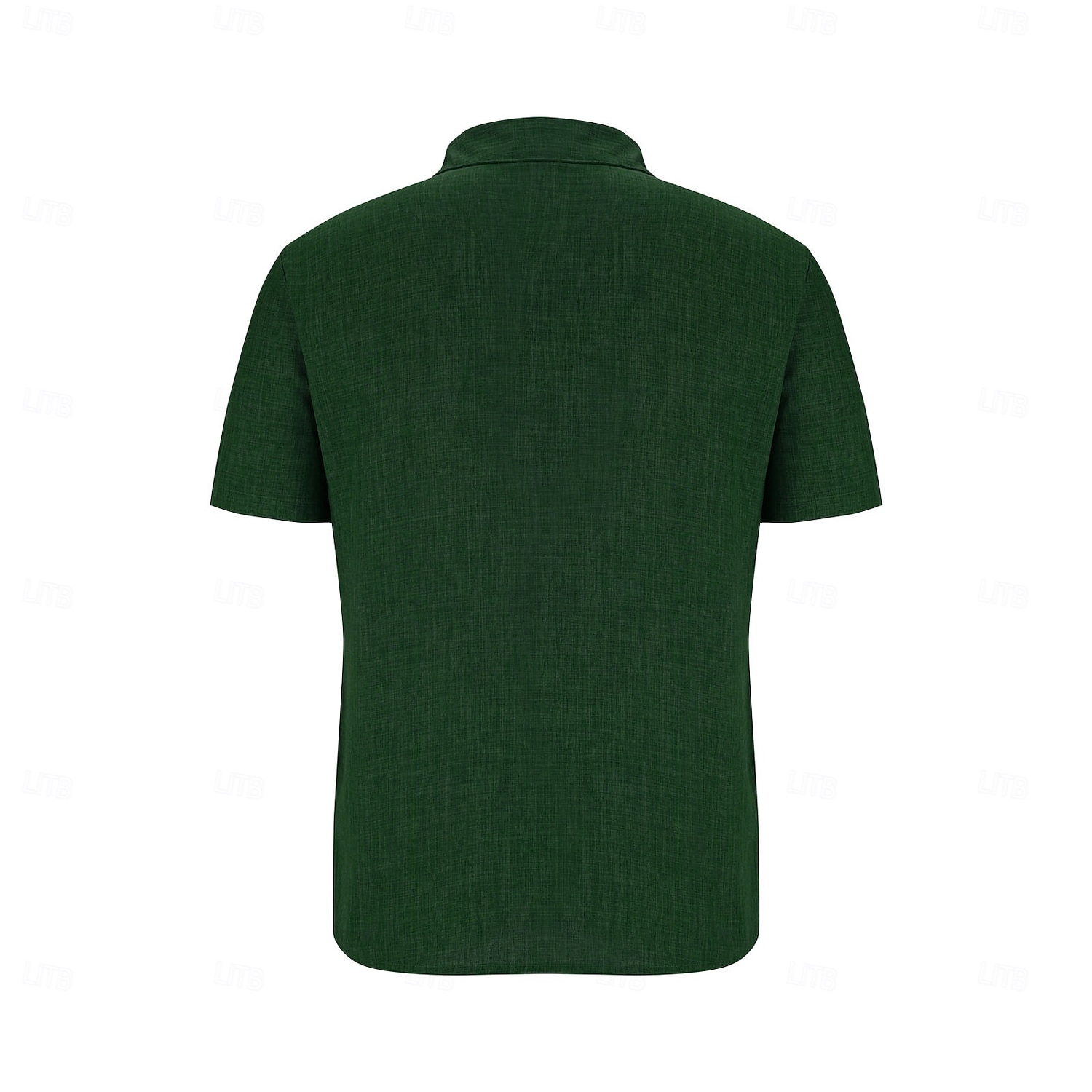 Men's Shirt Summer Shirt Casual Shirt Beach Shirt Button Up Shirt Black Navy Blue Dark Green Brown Light Grey Short Sleeve Plain Vacation Daily Clothing Apparel Fashion Casual Comfortable 2026 - $25.99 –P8